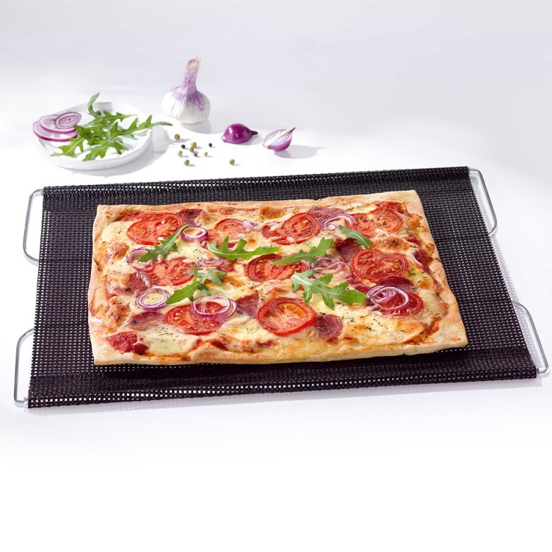 Plaque Et Grille Pour Cuisson Au Four - À Pizza Rectangulaire 60 X