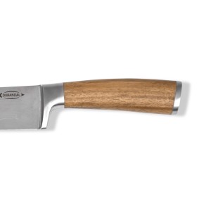 Couteau Santoku manche en bois Légende